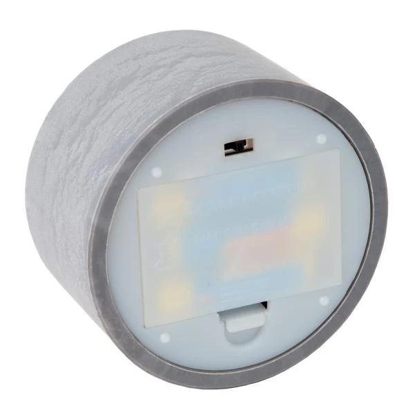 Lucide VELAS - Lámpara de mesa - Batería/pilas - Ø 8 cm - LED - 3x0,2W 2700K - Ahumado - Set de 3 - detalle 8
